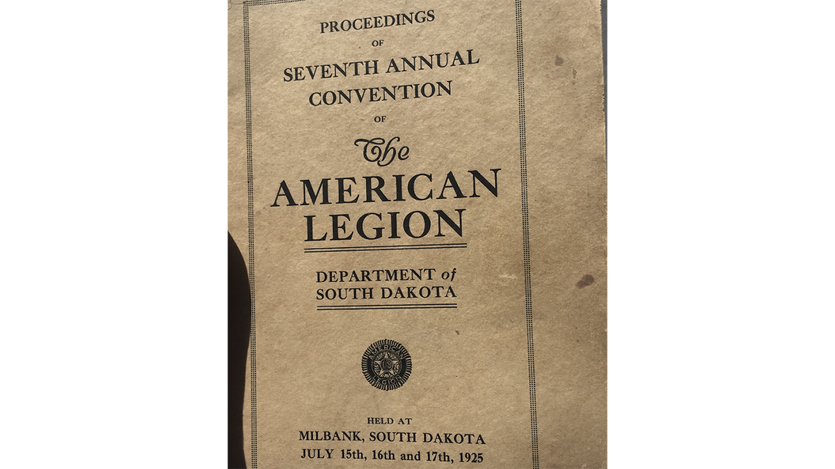 1925 American Legion program